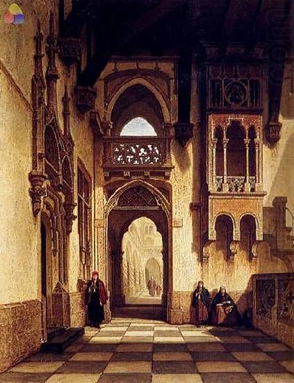 The palace of Casimir, King of Poland, unknow artist